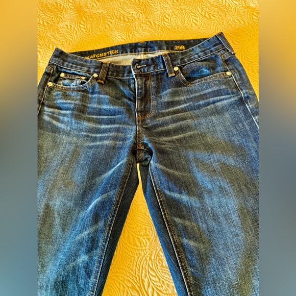 J. Crew Dark Blue Straight Leg Jeans - Picture 3 of 7